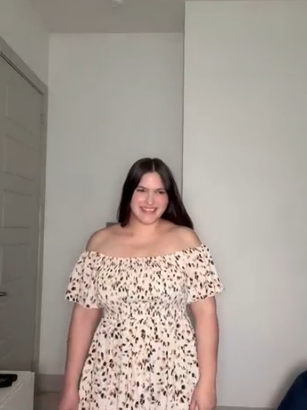 Women's Floral Midi Summer Dress, Square Neck, Short Sleeve, Boho Style
